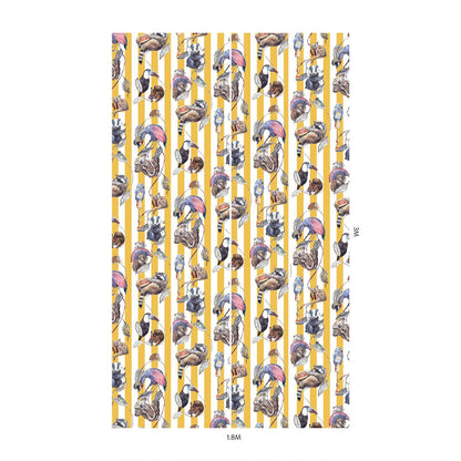 Hackney Empire Hybrid Mural Wallpaper - House of Hackney - Ochre Stripe