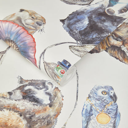 Hackney Empire Hybrid Mural Wallpaper - House of Hackney - White
