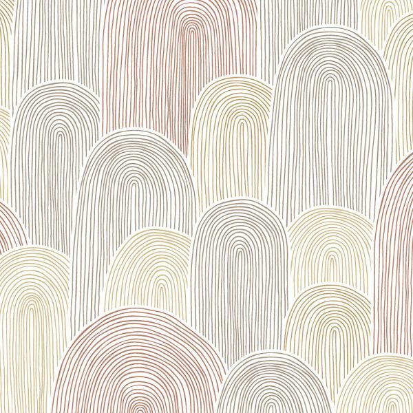 Sample – Haven Wallpaper - Terracotta