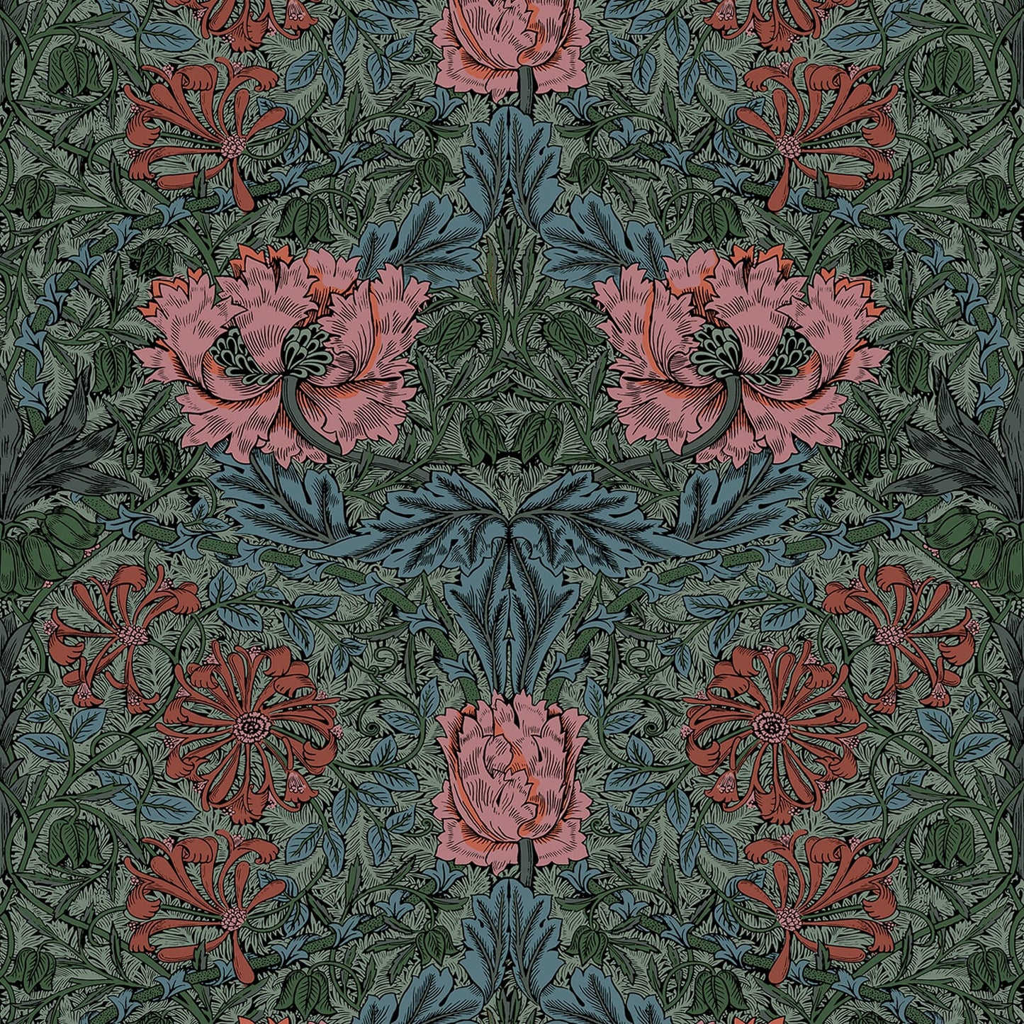 Honeysuckle Hybrid Mural Wallpaper - House of Hackney - Discontinuing
