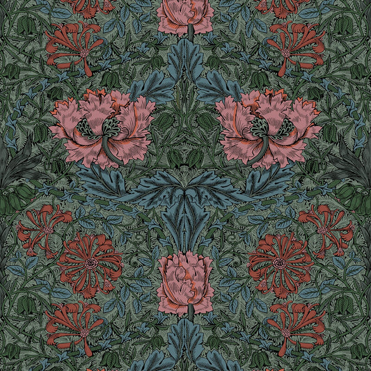 Honeysuckle Hybrid Mural Wallpaper - House of Hackney - Discontinuing