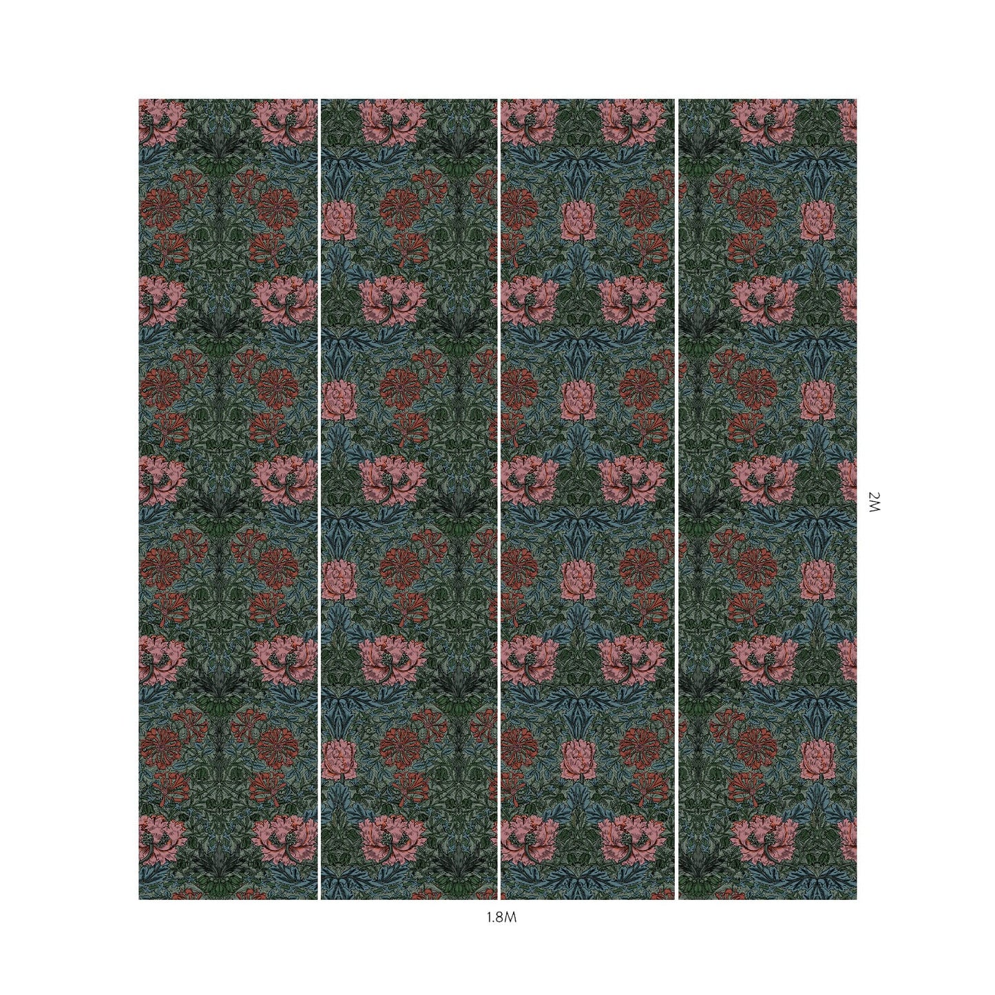 Honeysuckle Hybrid Mural Wallpaper - House of Hackney - Discontinuing