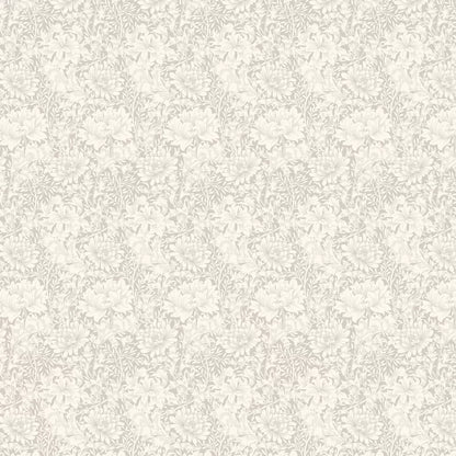 Chrysanthemum - Eden by Morris Wallpaper - Dove