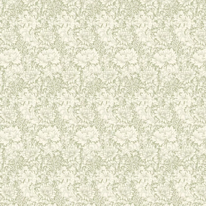 Chrysanthemum - Eden by Morris Wallpaper - Sage Green