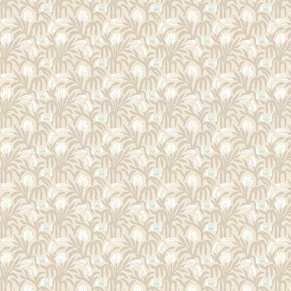 Chunky Flower Wallpaper - Hazelwood