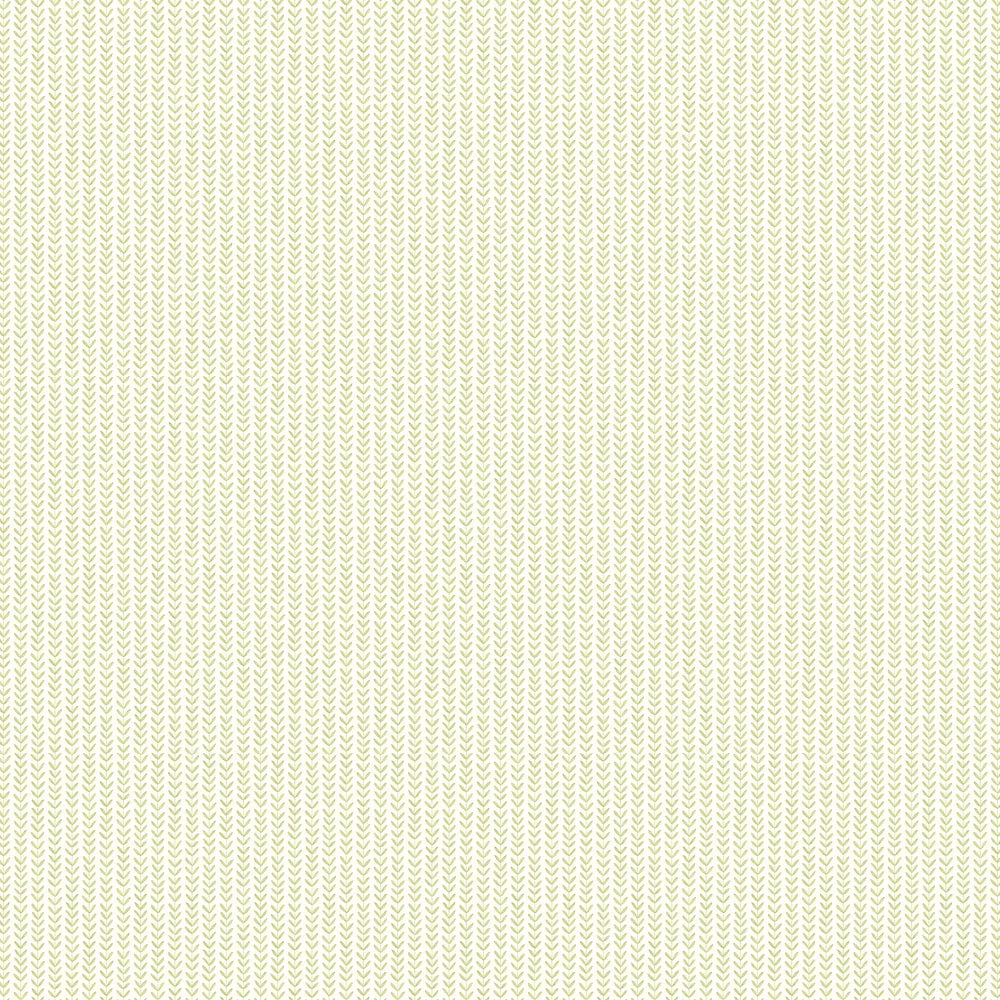 Ditsy Leaf Stripe Wallpaper - Apple