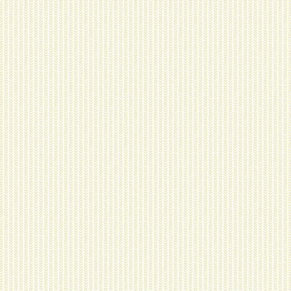 Sample - Ditsy Leaf Stripe Wallpaper - Lichen