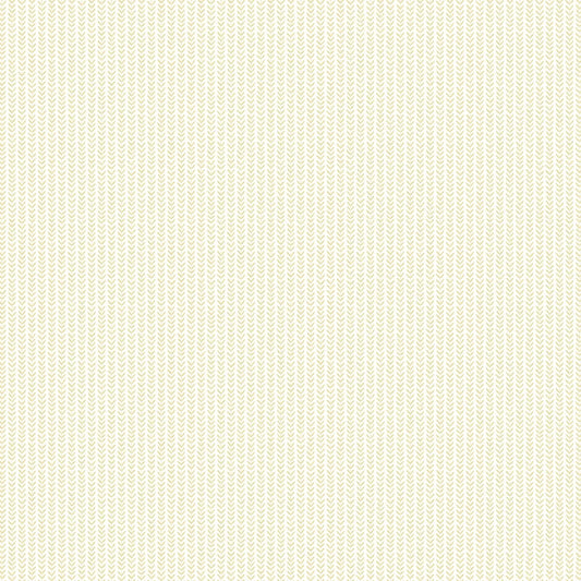 Ditsy Leaf Stripe Wallpaper - Lichen