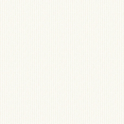 Ditsy Leaf Stripe Wallpaper - Linen