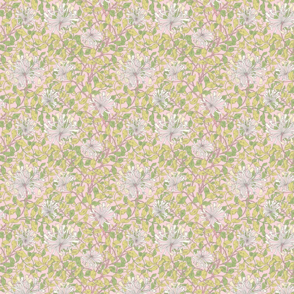 Honeysuckle Leaf Trail - Ohpopsi - Soft Pink