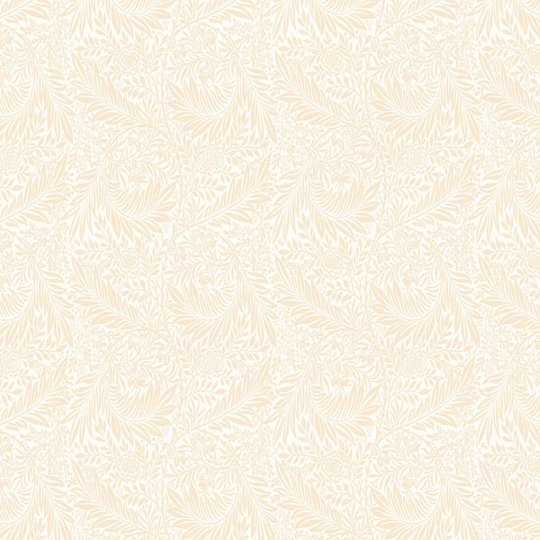 Sample - Leaf Vine Wallpaper - Butter