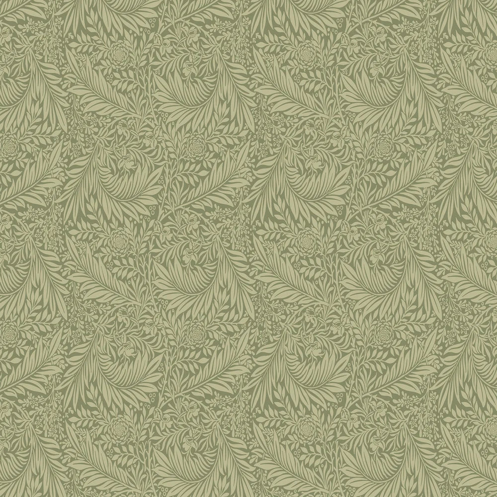 Leaf Vine Wallpaper - Olivine