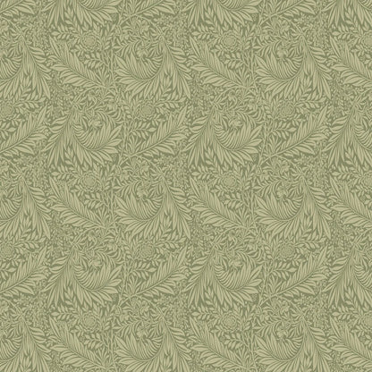 Leaf Vine Wallpaper - Olivine