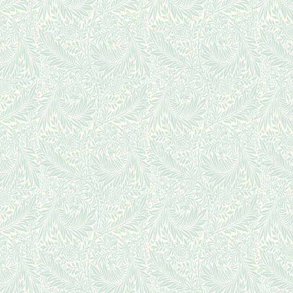 Sample - Leaf Vine Wallpaper - Seafoam