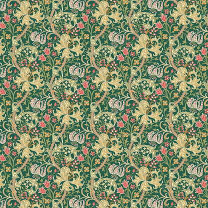 Lily Ogee Wallpaper - Ohpopsi - Forest Green