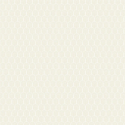 Retro Arch Wallpaper - Cream
