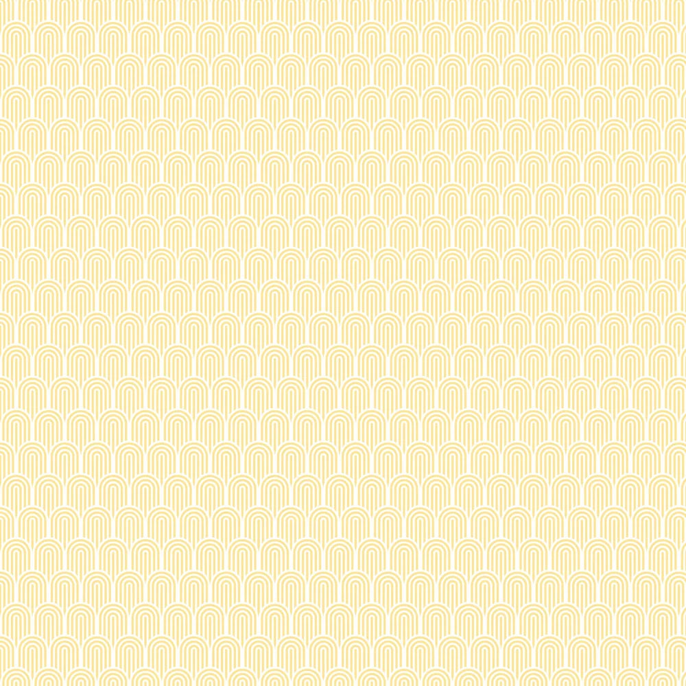 Retro Arch Wallpaper - Yellow