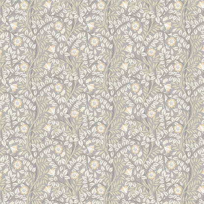 Rosehip Trail Wallpaper - Ohpopsi - Grey Stone