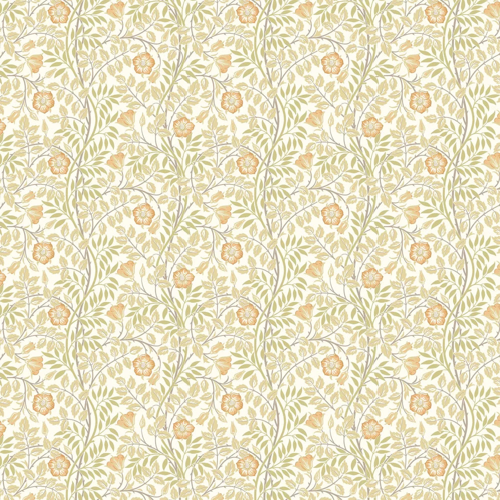 Rosehip Trail Wallpaper - Ohpopsi - Soft Amber