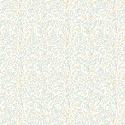 Rosehip Trail Wallpaper - Ohpopsi - Soft Mint