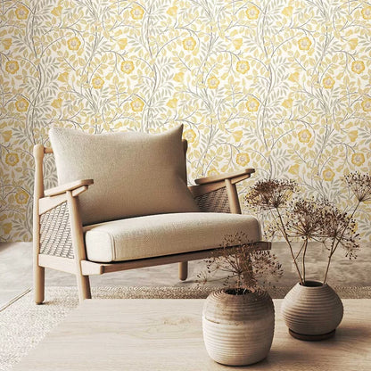 Rosehip Trail Wallpaper - Ohpopsi - Warm Natural