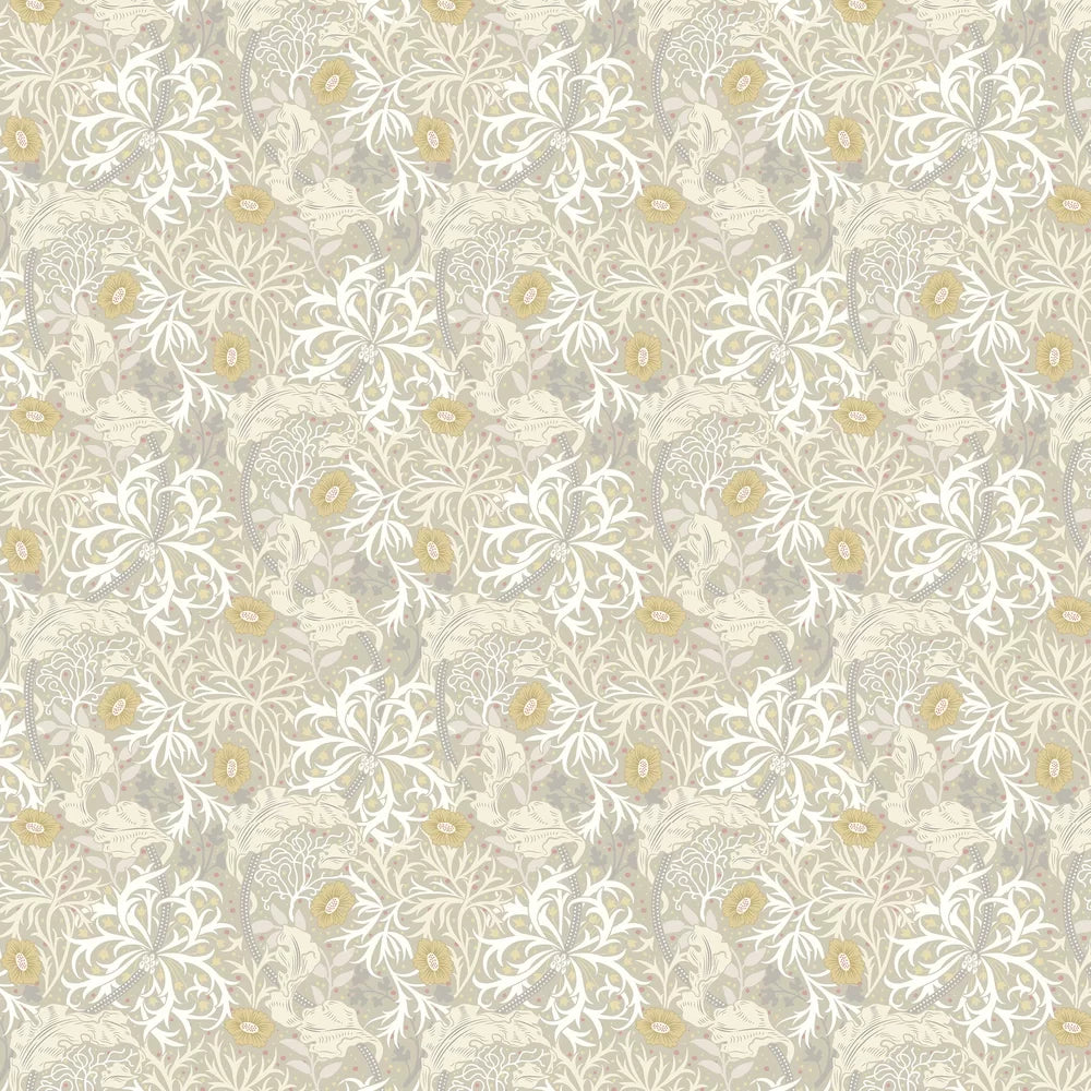 Seaweed Garden Wallpaper - Ohpopsi - Fossil Grey