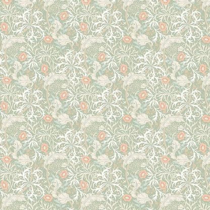 Seaweed Garden Wallpaper - Ohpopsi - Sage/Apricot