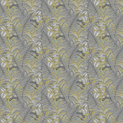 Wild Ferns Wallpaper - Olive