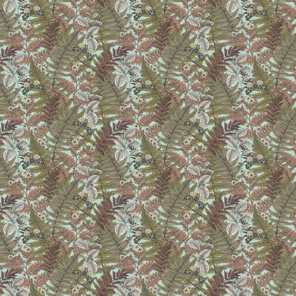 Wild Ferns Wallpaper - Rosehip