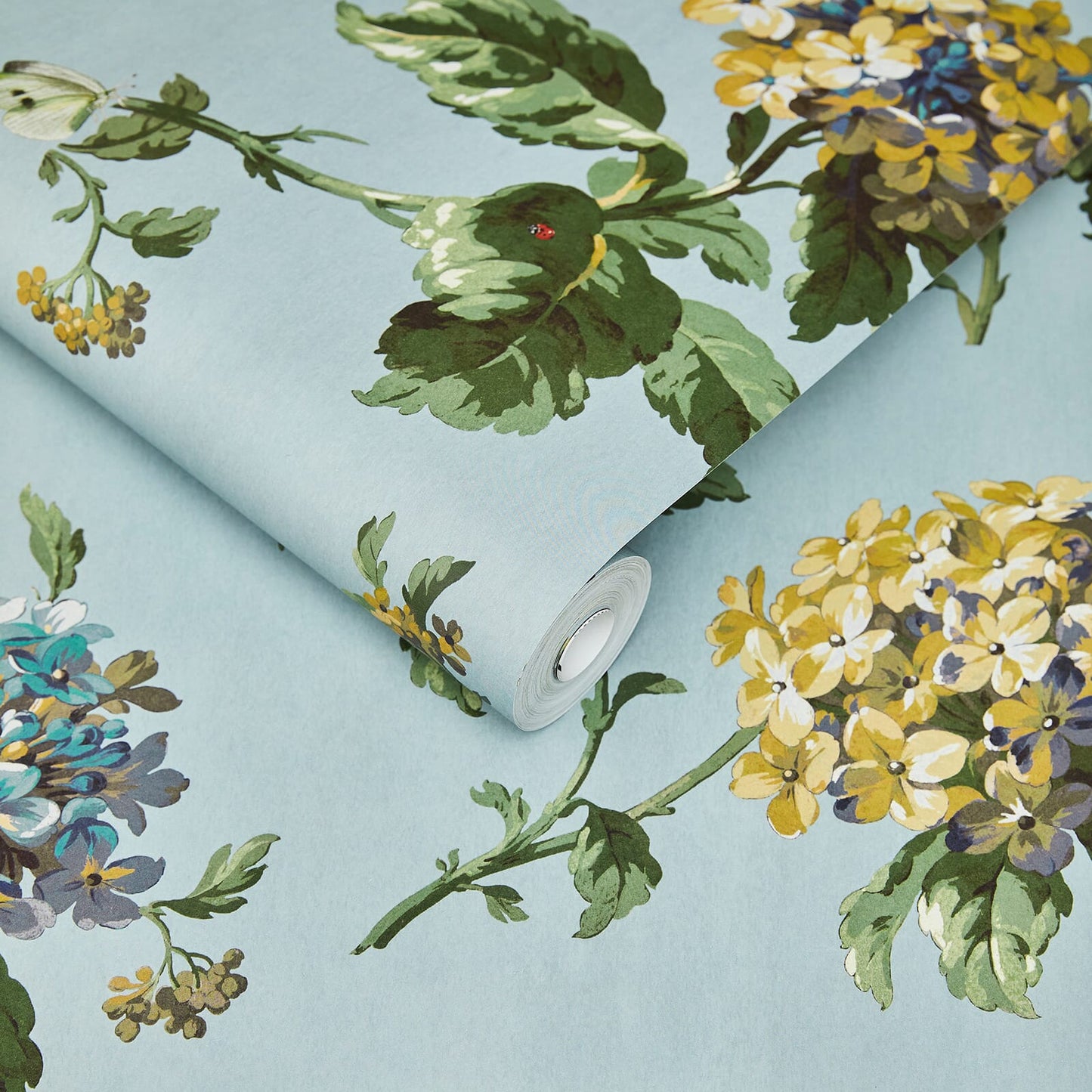 Hortensia Hybrid Mural Wallpaper - House of Hackney