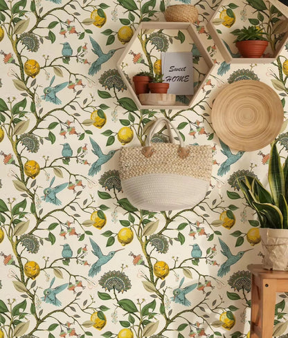 Lemon Hummingbird Wallpaper
