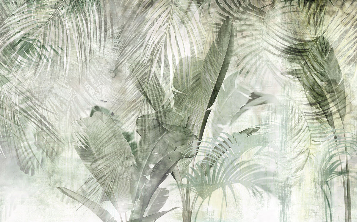 Sample – Botanical Boho - Custom Sized Wallpaper Mural (per m2)