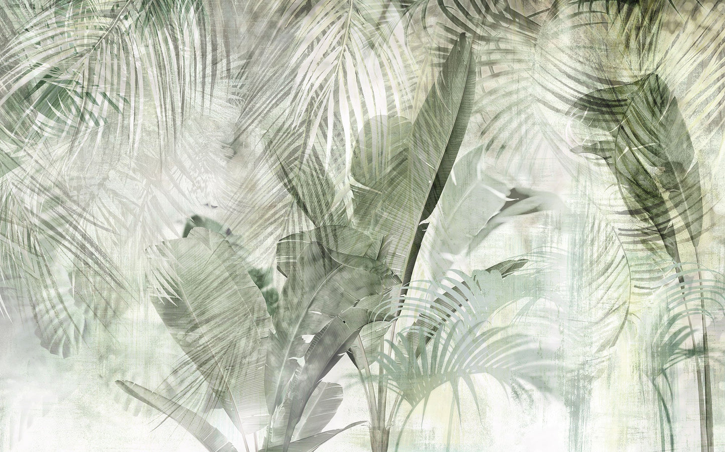 Sample – Botanical Boho - Custom Sized Wallpaper Mural (per m2)