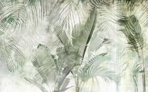 Sample – Botanical Boho - Custom Sized Wallpaper Mural (per m2)