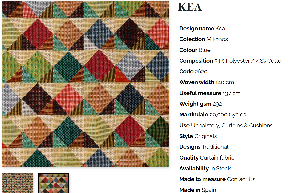 Kea Gobelin Fabric