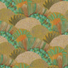 Fanned Trees Wallpaper - Ochre