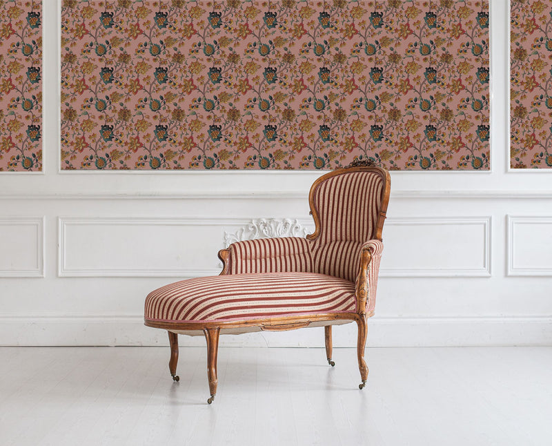 Jakob Jacobean - Customisable Wallpaper - Dusky Pink