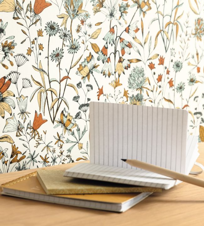Jardin De Giverny Wallpaper - 5 Colours