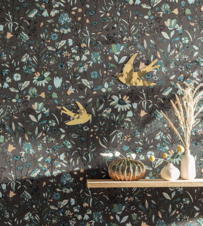 Jardin De Giverny Wallpaper - 5 Colours