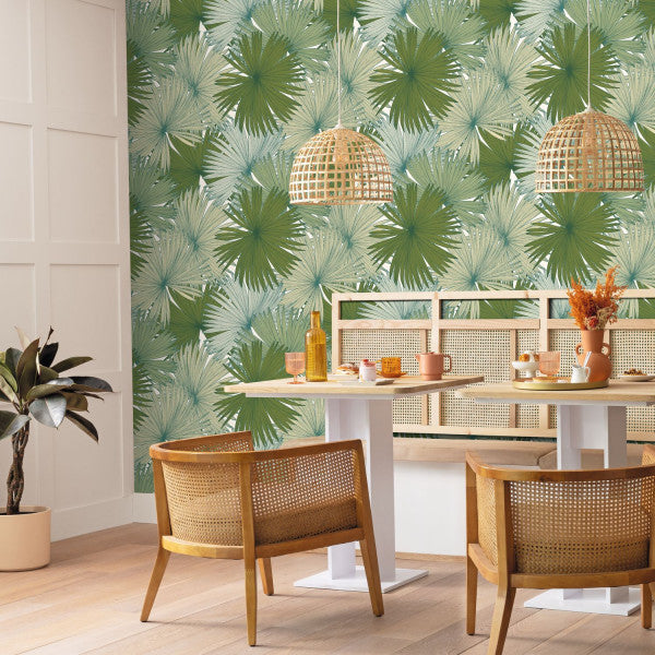Jungle Coconut Wallpaper (Jungle Collection) - 6 Colours