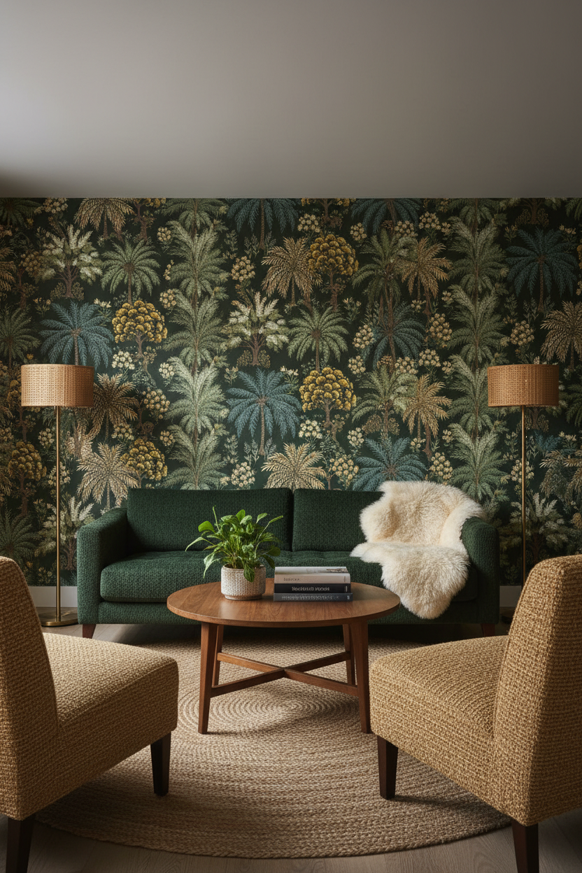 Jungle Botanical Room Shot