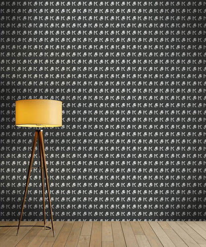 Cameo Wallpaper  Heavy Weight Wallpaper - Black