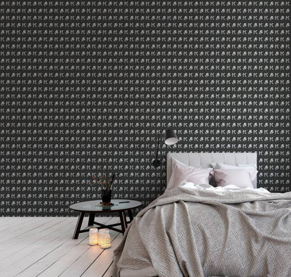 Cameo Wallpaper  Heavy Weight Wallpaper - Black