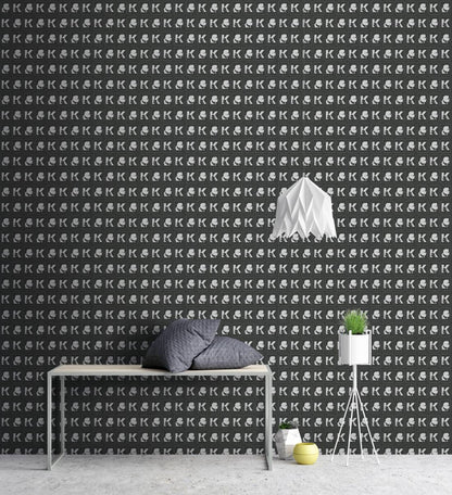 Cameo Wallpaper  Heavy Weight Wallpaper - Black