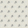 Cameo Wallpaper Heavy Weight Wallpaper - Gray/Black
