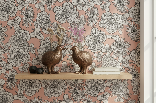 Kiwiana Bronze Kiwi Vases Room Shot