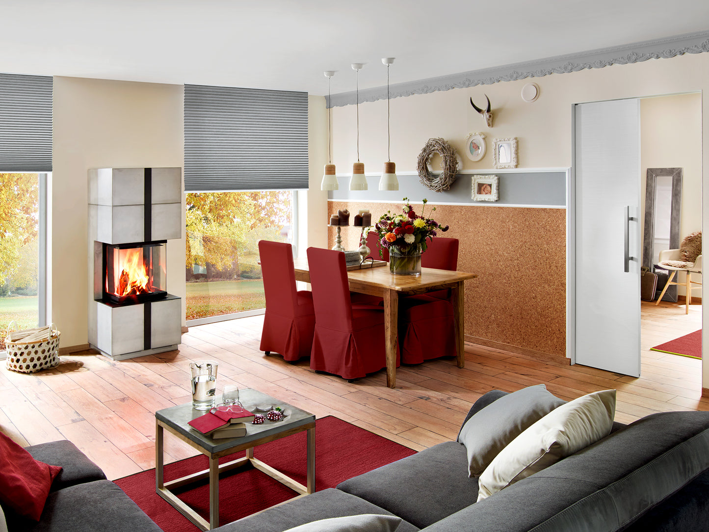 Insulating Cork on a Roll Wallpaper