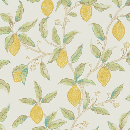 Lemon Tree by Morris Wallpaper - Bay Leaf