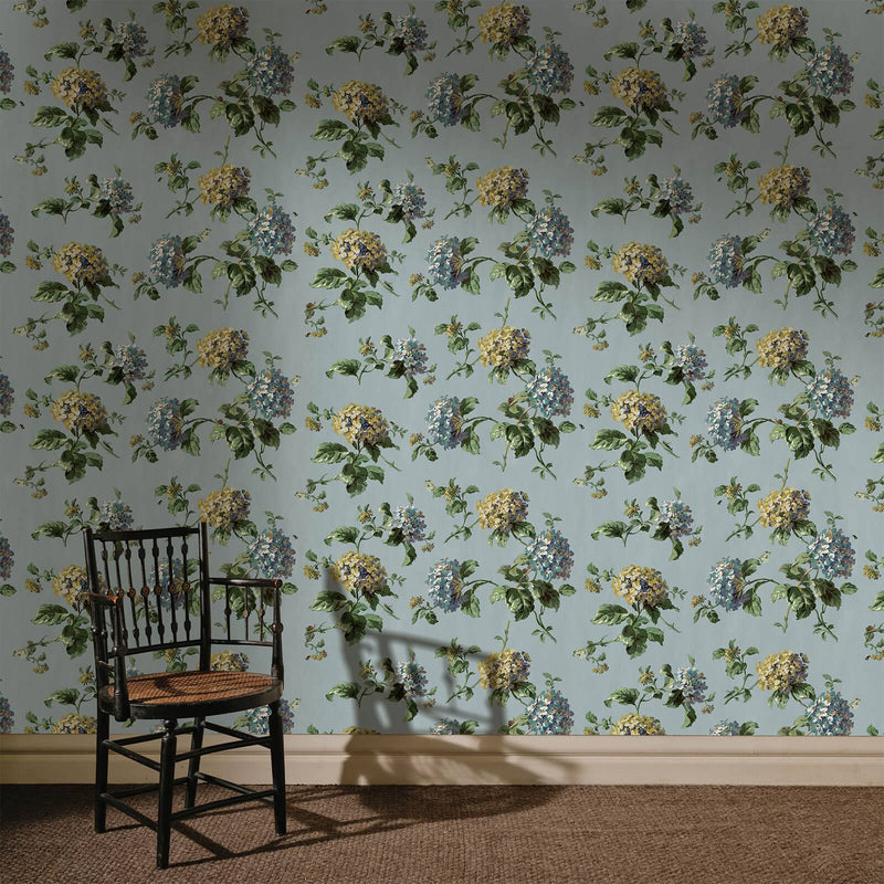 Hortensia Hybrid Mural Wallpaper - House of Hackney