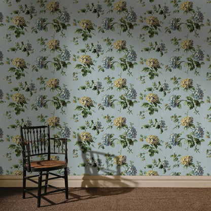 Hortensia Hybrid Mural Wallpaper - House of Hackney